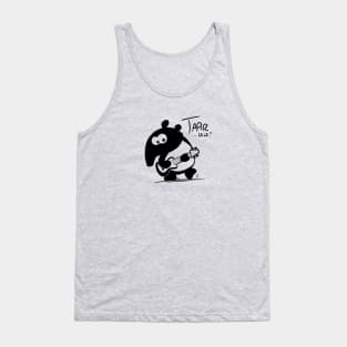 Tapir-lele Funny Cute Musical Hawaii Tapir with Ukulele Tank Top